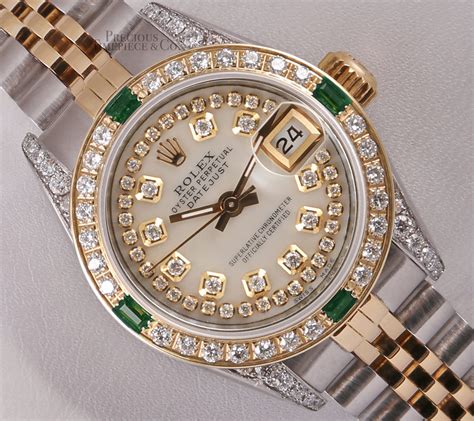 rolex datejust ladies diamond dial|Rolex Datejust 26mm diamond bezel.